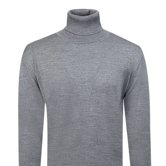 DAMAT Grey Turtleneck Knitwear - Picture 1 of 2
